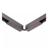 LINIAL elastīgais savienotājs satin gun metal (Lucide)