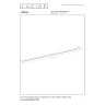 LINIAL 50 cm vāks šampanieša krāsā (Lucide)