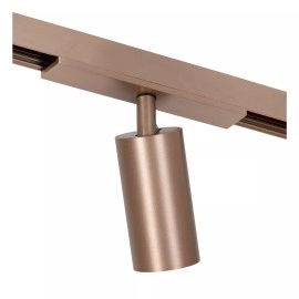 LINIAL BIX sliežu prožektors 1x8W LED šampanieša krāsā (Lucide)