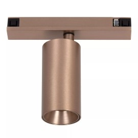 LINIAL BIX sliežu prožektors 1x8W LED šampanieša krāsā (Lucide)