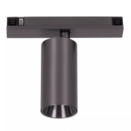 LINIAL BIX sliežu prožektors 1x8W LED satin gun metal (Lucide)