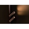 LINIAL BIXX sliežu prožektors LED 2 × 8 W, 2700–4000 K, tumša metāla krāsā (Lucide)
