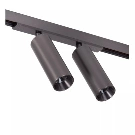 LINIAL BIXX sliežu prožektors 2x8W LED satin gun metal (Lucide)