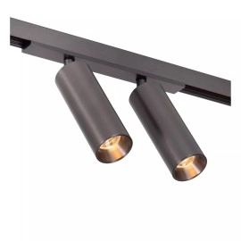 LINIAL BIXX sliežu prožektors 2x8W LED satin gun metal (Lucide)