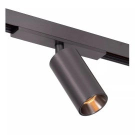 LINIAL MOX sliežu prožektors 1x10W LED satin gun metal (Lucide)