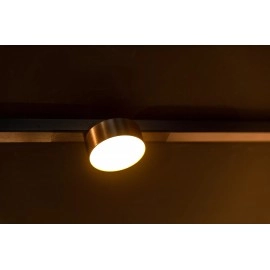 LINIAL sliežu sistēmas prožektors LED 6 W šampanieša krāsā (Lucide)