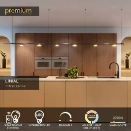 LINIAL FIXXT sliežu prožektors LED 8 W satin gun metal (Lucide)