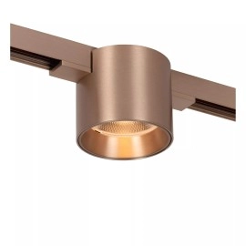 LINIAL LUX sliežu gaismeklis 1x8W LED šampanieša krāsā (Lucide)