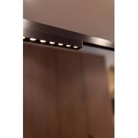 LINIAL XENIA sliežu gaismeklis 1x10W LED satin gun metal (Lucide)