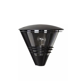 LIVIA āra sienas lampa 1 × 60 W E27 melna (Lucide)