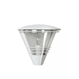 LIVIA āra sienas lampa 1x60W E27 IP44 balta (Lucide)