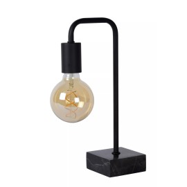 LORIN Galda lampa 1x40W E27 melna (Lucide)