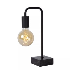 LORIN Galda lampa 1x40W E27 melna (Lucide)