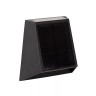 LUTON āra saules sienas lampa 1x2W Integrated LED IP54 melna (Lucide)
