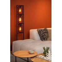 LUUK Stāvlampa 3x40W E27 melna (Lucide)