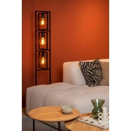 LUUK Stāvlampa 3x40W E27 melna (Lucide)