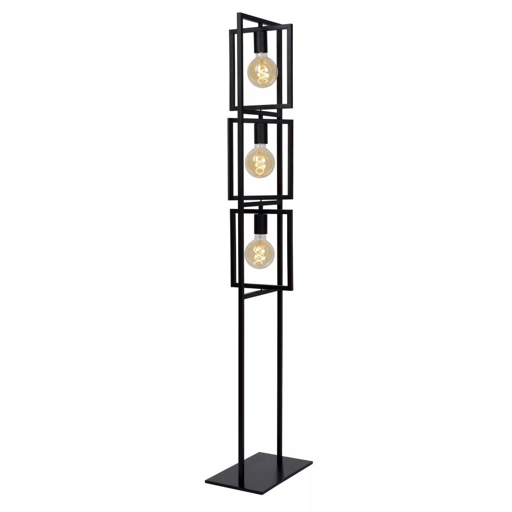 LUUK Stāvlampa 3x40W E27 melna (Lucide)