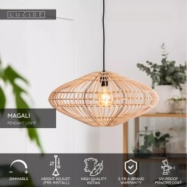 MAGALI piekarama lampa Ø56 cm 1 x 40 W E27 dabiska (Lucide)