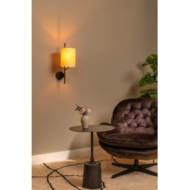 MAGIC sienas lampa 1xE27 melna (Lucide)