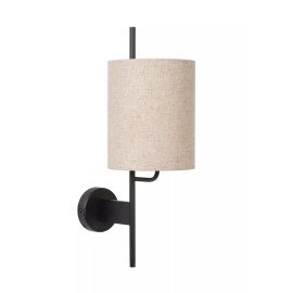 MAGIC sienas lampa 1xE27 melna (Lucide)