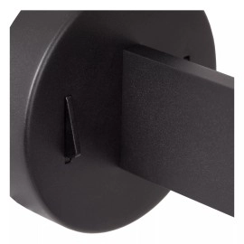 MAGIC sienas gaismeklis 1xE27 40 W ar USB melns (Lucide)