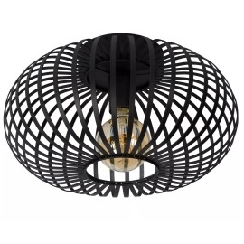 MANUELA Griestu lampa Ø39,5cm 1x60W E27 melna (Lucide)