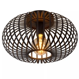 MANUELA Griestu lampa Ø39,5cm 1x60W E27 melna (Lucide)