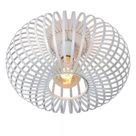 Griestu lampa MANUELA Ø39.5 1xE27 60W balta (Lucide)
