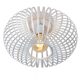 Griestu lampa MANUELA Ø39.5 1xE27 60W balta (Lucide)