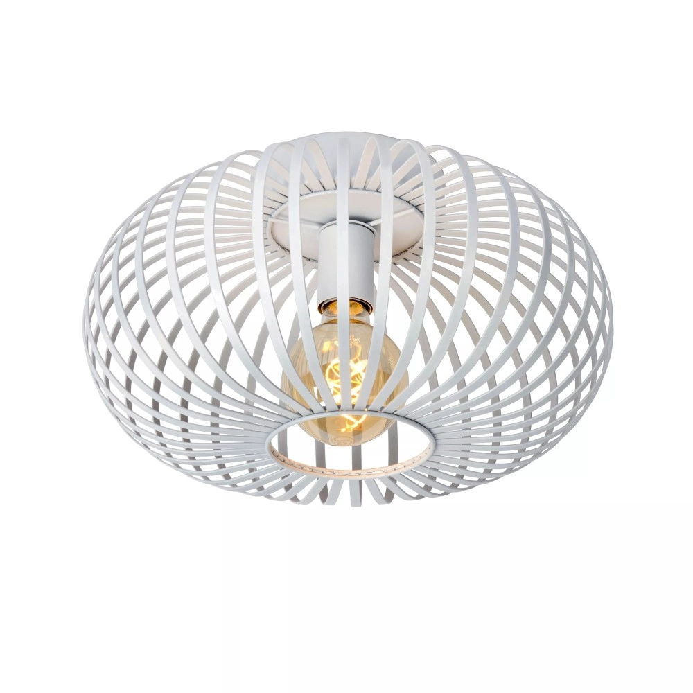 Griestu lampa MANUELA Ø39.5 1xE27 60W balta (Lucide)