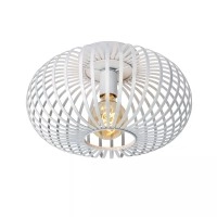 Griestu lampa MANUELA Ø39.5 1xE27 60W balta (Lucide)