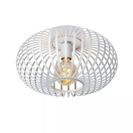 Griestu lampa MANUELA Ø39.5 1xE27 60W balta (Lucide)