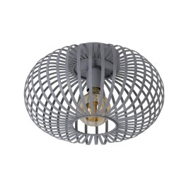 Griestu lampa MANUELA Ø39.5 1xE27 60W pelēka (Lucide)