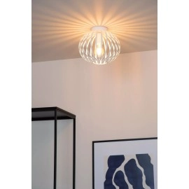 MANUELA griestu lampa 1 x 60 W E27 balta (Lucide)