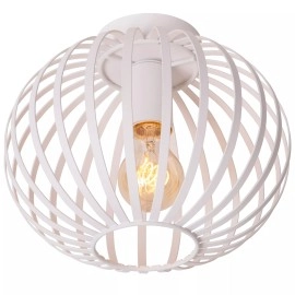 MANUELA griestu lampa 1 x 60 W E27 balta (Lucide)