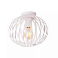 MANUELA griestu lampa 1 x 60 W E27 balta (Lucide)
