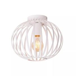 MANUELA griestu lampa 1 x 60 W E27 balta (Lucide)