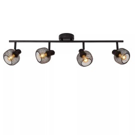 MAREN griestu prožektors 4xE14 melna (Lucide)