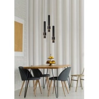MARGARY piekaramā lampa Ø28 cm LED 3 x 4W 2700K melna (Lucide)