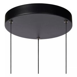 MARGARY piekaramā lampa Ø28 cm LED 3 x 4W 2700K melna (Lucide)