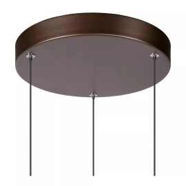 MARGARY piekaramā lampa Ø28 cm LED 3 x 4W 2700K kafijas krāsā (Lucide)