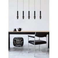 MARGARY piekaramā lampa 103 cm LED 5 x 4,2W 2700K melna (Lucide)
