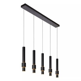 MARGARY piekaramā lampa 103 cm LED 5 x 4,2W 2700K melna (Lucide)