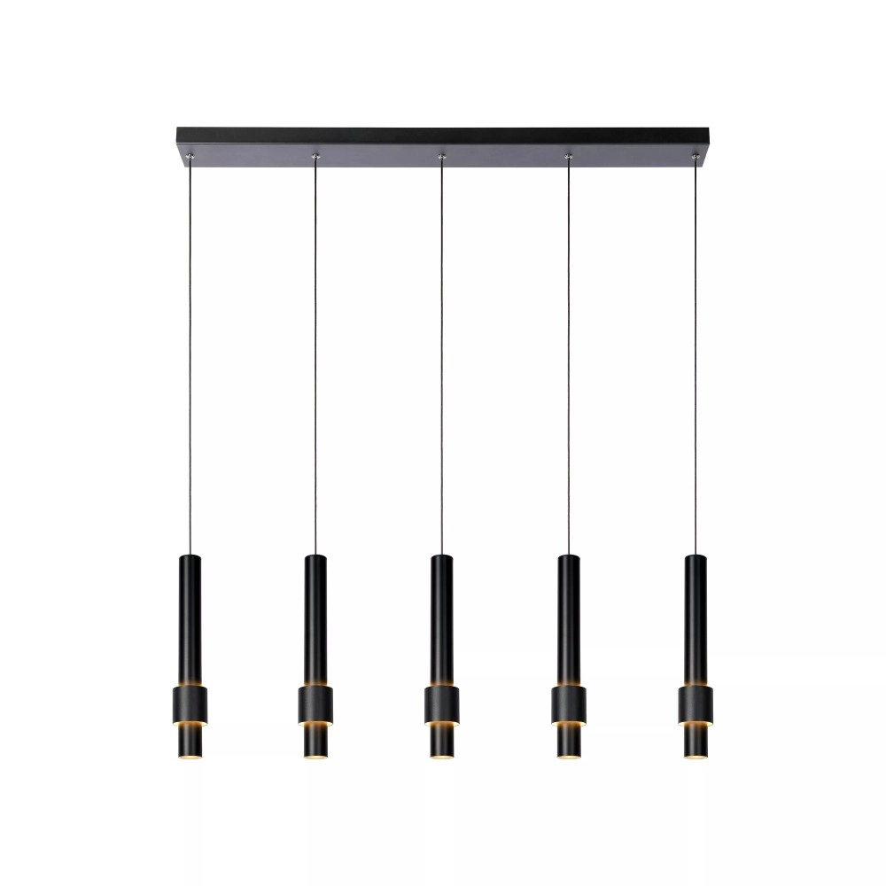 MARGARY piekaramā lampa 103 cm LED 5 x 4,2W 2700K melna (Lucide)