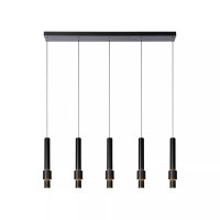 MARGARY piekaramā lampa 103 cm LED 5 x 4,2W 2700K melna (Lucide)