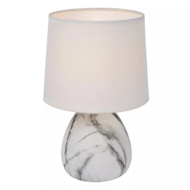 MARMO galda lampa Ø16 cm 1xE14 balta (Lucide)