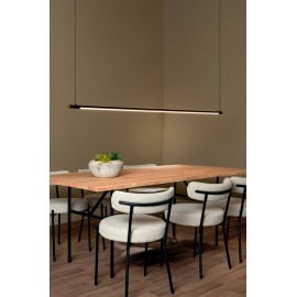 MARNIK LED piekaramā lampa ar rokas kustības sensoru 24 W 2700–4000 K melna/zelta (Lucide)