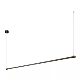 MARNIK LED piekaramā lampa ar rokas kustības sensoru 24 W 2700–4000 K melna/zelta (Lucide)