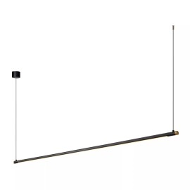 MARNIK LED piekaramā lampa ar rokas kustības sensoru 24 W 2700–4000 K melna/zelta (Lucide)