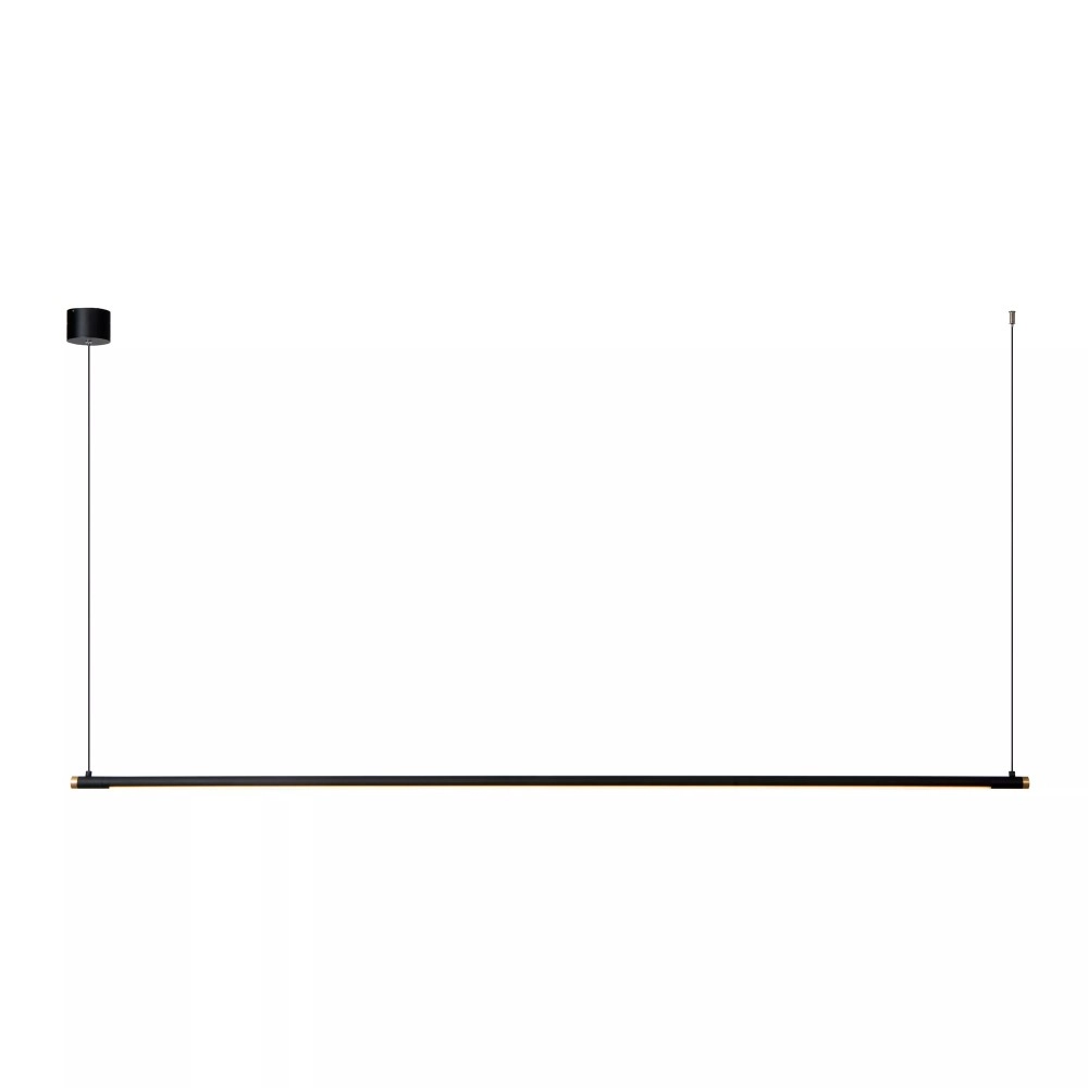 MARNIK LED piekaramā lampa ar rokas kustības sensoru 24 W 2700–4000 K melna/zelta (Lucide)